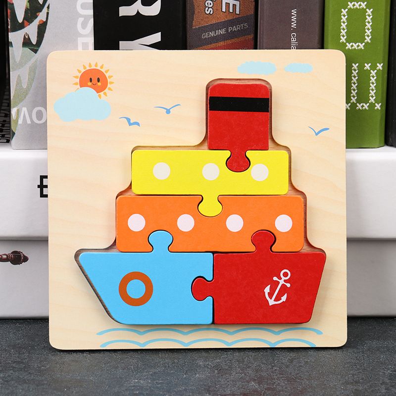 Wooden Jigsaw Puzzles Animal Puzzles Toys Birthday Gifts Baby Toddler Kid Educational Toys For Boys And Girls
