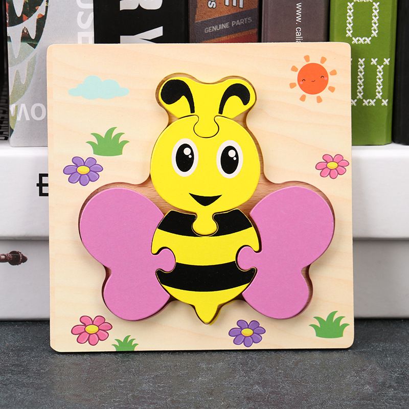 

Wooden Jigsaw Puzzles Animal Puzzles Toys Birthday Gifts Baby Toddler Kid Educational Toys for Boys and Girls
