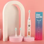 3-16Y Toddlers Kids Sonic Electric Toothbrush Cartoon Automatic Teeth Brush Teeth Cleaning Oral Care White
