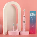 3-16Y Toddlers Kids Sonic Electric Toothbrush Cartoon Automatic Teeth Brush Teeth Cleaning Oral Care Pink
