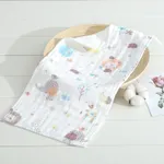 2er-Pack Babyhandtücher aus 100 % Baumwolle, 6-lagiges, weiches, saugfähiges Baby-Taschentuch mit hoher Dichte Farbe-B image 3