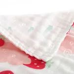 2er-Pack Babyhandtücher aus 100 % Baumwolle, 6-lagiges, weiches, saugfähiges Baby-Taschentuch mit hoher Dichte Farbe-B image 6