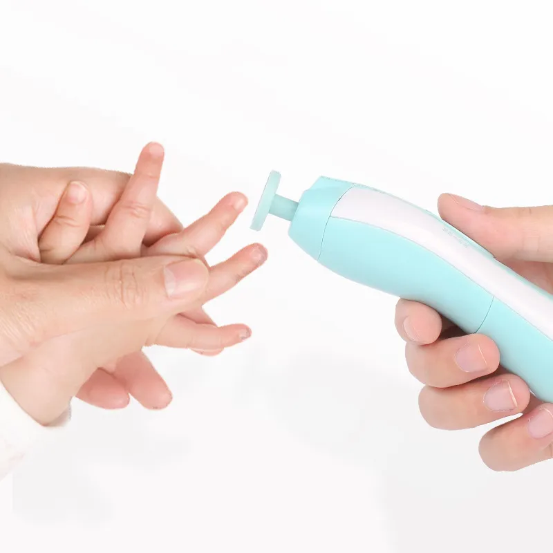 Cortadores de unhas para bebês, aparador de unhas elétrico para recém-nascidos, kit de lixa de unhas, aparar e polir  image 4