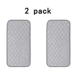 Baby Changing Mat Washable Reusable Waterproof Changing Pad Liners Portable Diaper Changer Mat for Home Travel Outdoor Grey