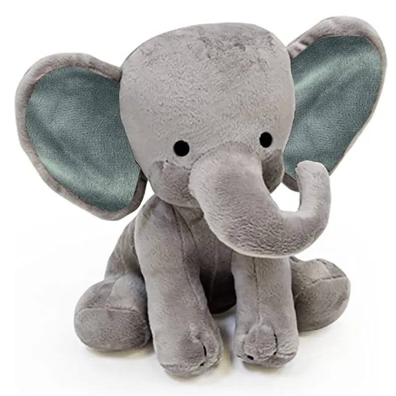 Bedtime Comfortable Sleeping Elephant Plush Toy Long Nose Plush Baby Elephant Doll for Bedding