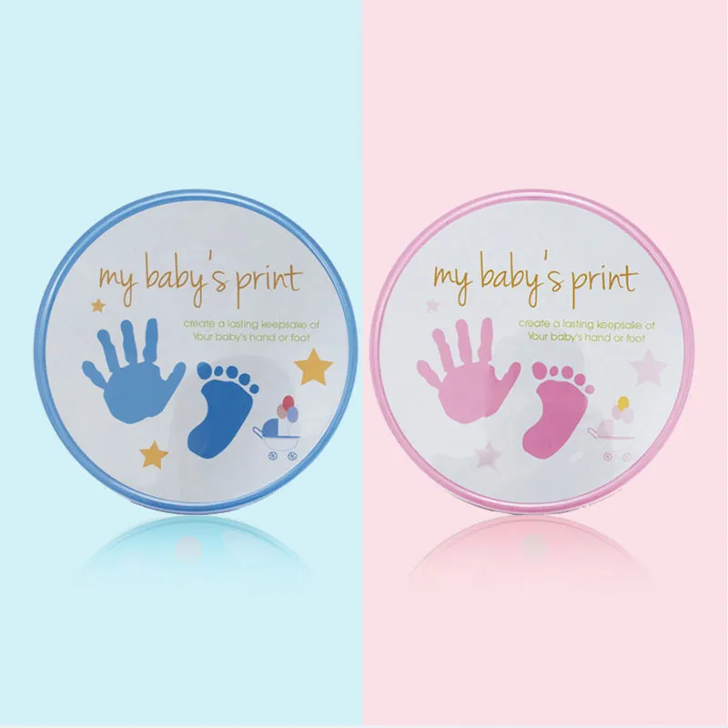Baby Handprint and Footprint Makers Kit Keepsake for Newborn Boys Girls Baby Shower Gifts Baby Registry Nursery Decor big image 9