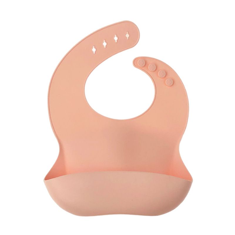 Waterproof Baby Silicone Feeding Bibs Super Soft Adjustable Bibs