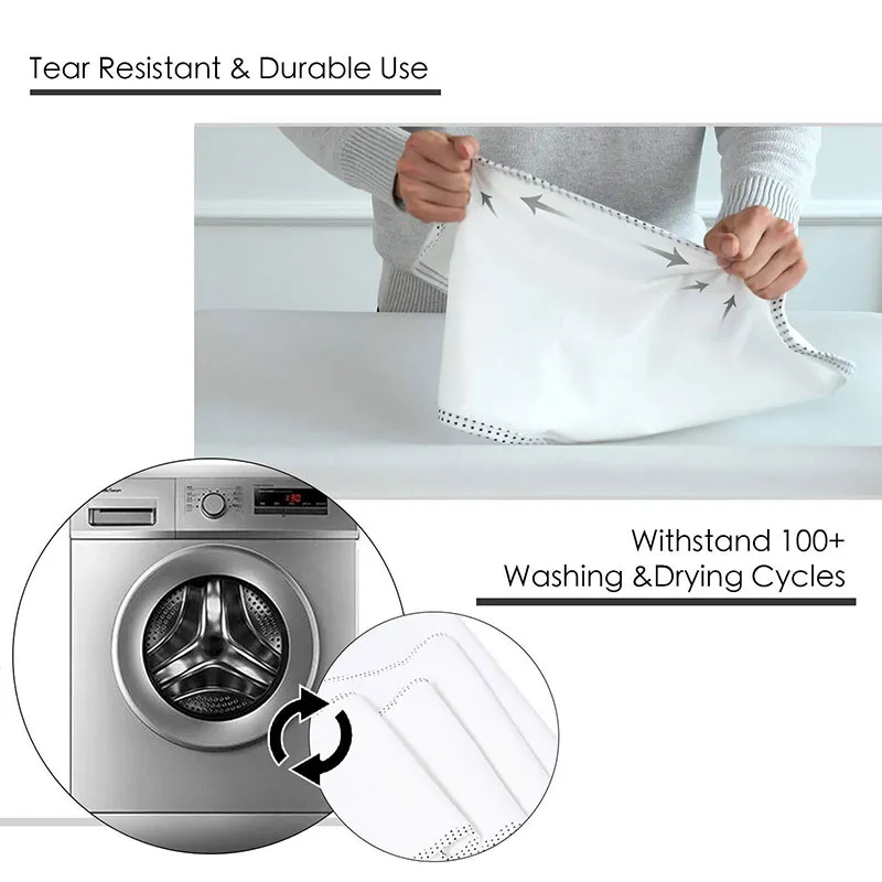 3-pack Changing Pad Liners Waterproof Washable Reusable Baby Changing Pads Mats big image 3
