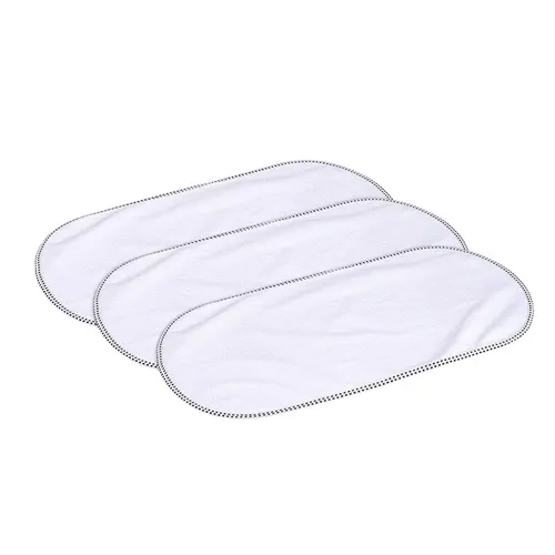 Paquete de 3 almohadillas para cambiar pañales, impermeables, lavables, reutilizables, almohadillas para cambiar pañales para bebés