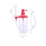 Vaginal Douche Enema Cleaner 500ML Reusable Manual Pressure Anal Vaginal Cleaning System Portable Kit  image 3