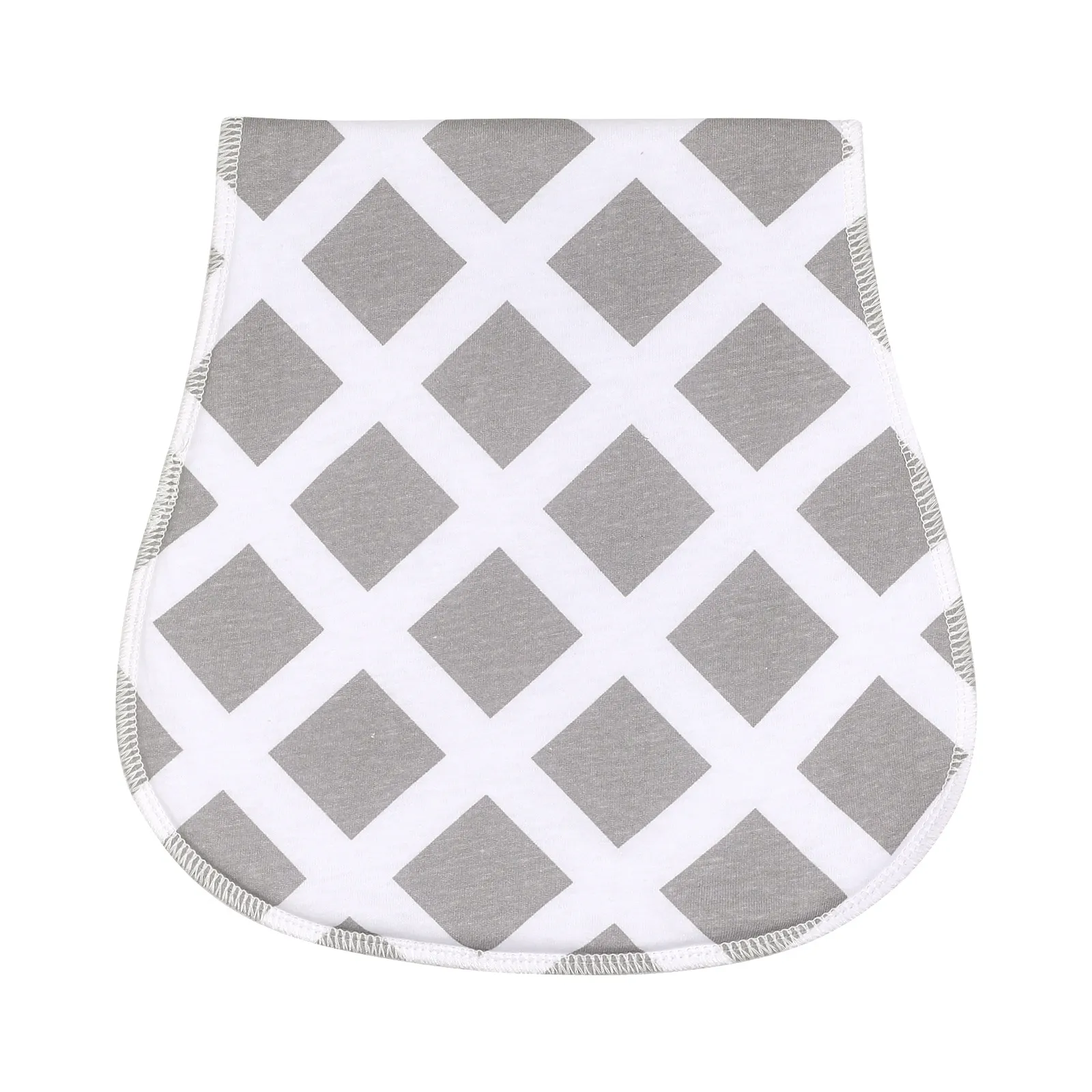 Pano de Queimadura 100% Algodão Panos de Arroto Extra Absorvente e Macio para Meninos e Meninas  Cinzento