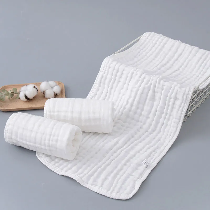 100% Cotton Baby Towels Muslin Baby Bath Towel Infant Towels for Newborn Boy Girl 6 Layers Ultra Soft Cotton Toddler Towels for Baby's Delicate Skin big image 2