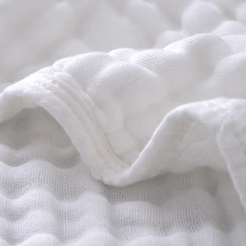 100% Cotton Baby Towels Muslin Baby Bath Towel Infant Towels for Newborn Boy Girl 6 Layers Ultra Soft Cotton Toddler Towels for Baby's Delicate Skin big image 8
