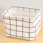 Cube Folding Laundry Basket For Kids Toy Storage Basket Sundries Books Lego Pet Toys Organizer Clothes Storage Bag Box White