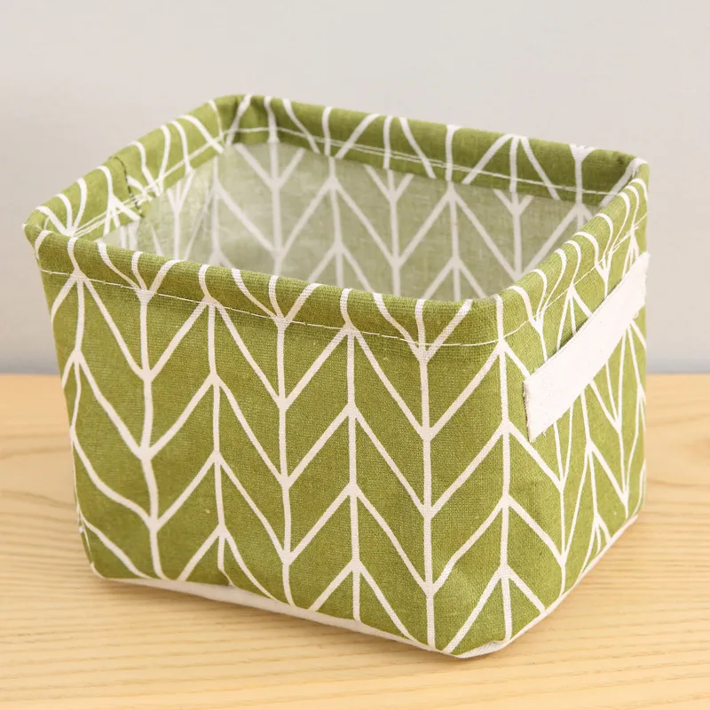 Cube Folding Laundry Basket For Kids Toy Storage Basket Sundries Books Lego Pet Toys Organizer Clothes Storage Bag Box Army green