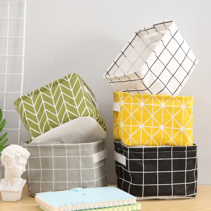 Cube Folding Laundry Basket For Kids Toy Storage Basket Sundries Books Lego Pet Toys Organizer Clothes Storage Bag Box  image 2