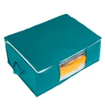 1 stück/3 stücke faltbare staubdichte aufbewahrung schuhkarton waschbare aufbewahrungsbox Türkis