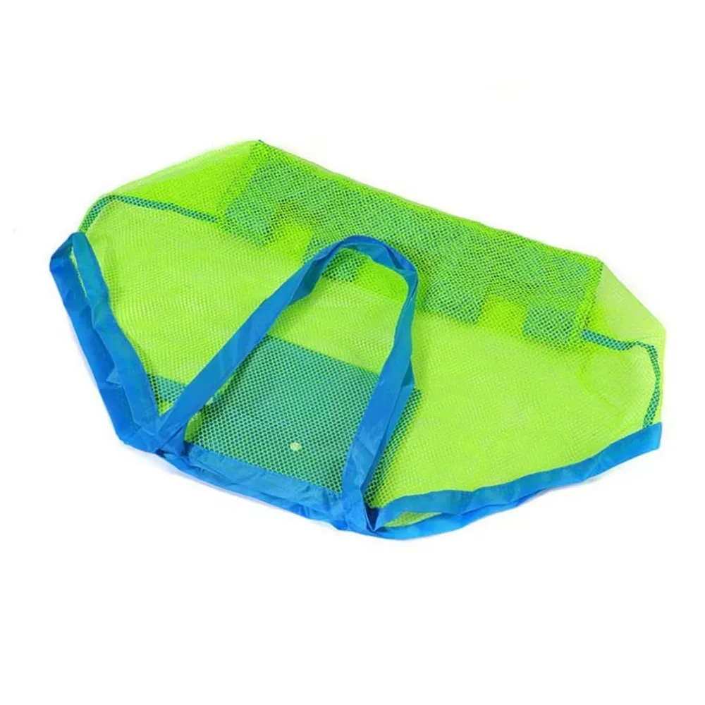 Mesh Beach Tote Bag Away from Sand and Water Foldable Beach Toy Bag Organizer big image 5