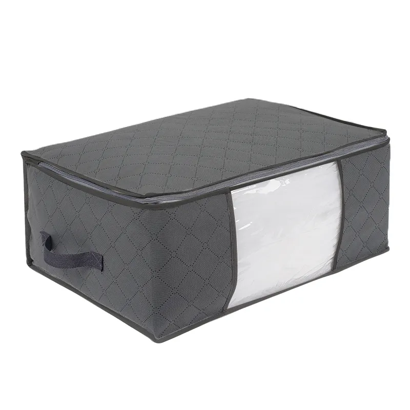 

1-pack/3-pack Foldable Dustproof Storage Box Non-woven Fabric Washable Storage Box