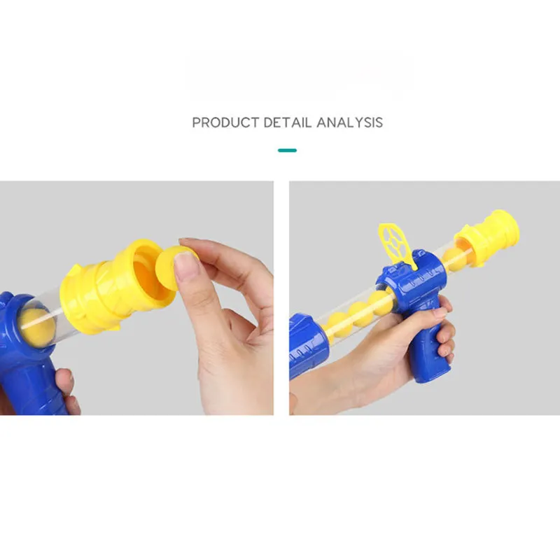 Duck Shooting Toy Kids Movable Target Shooting Games Toy with Popper Gun and 12 Soft Foam Interactive Competition Game Gift for Boys Girls big image 7