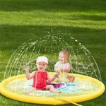 Sprinkler & Splash Pad Play Mat Foldable Portable Outdoor Sprinkler Pad Water Toys  image 4