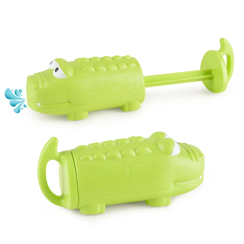 Kids Shark Crocodile Water Guns Animal Character Water Blaster Squirt Guns Water Soakers Toys for Summer Swimming Pool Beach Outdoor Games Green