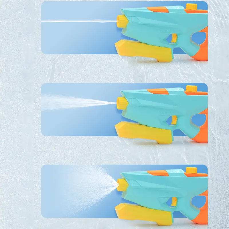 Kids Pull-out Water Guns Rainbow Spray 3 Modes Squirt Gun Adjustable Nozzle for Summer Swimming Pool Beach Outdoor Games big image 5
