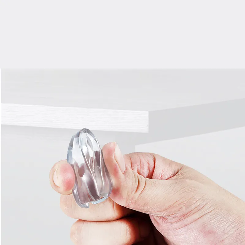 12-pack Water Drop Shaped Transparent Corner Protector Baby Thick Corner Guards Kids Security Protection for Furniture Sharp Corner big image 6