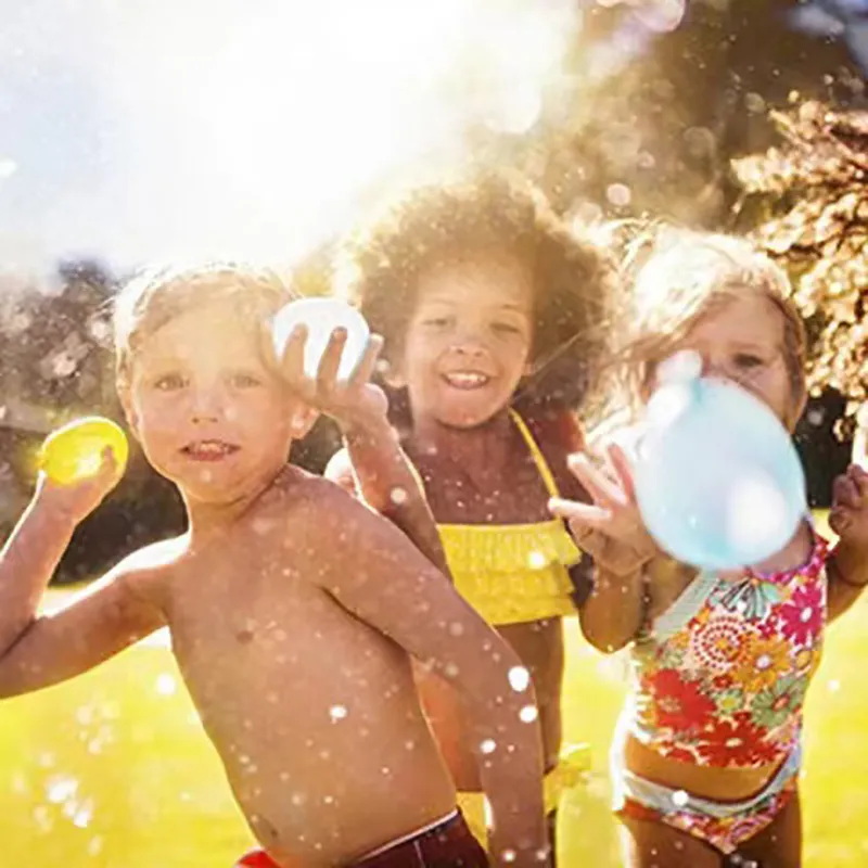 111-pack Rapid-Filling Self-Sealing Instant Water Balloons Set for Summer Splash Party Outdoor Family Summer Fun Kids Toys big image 5