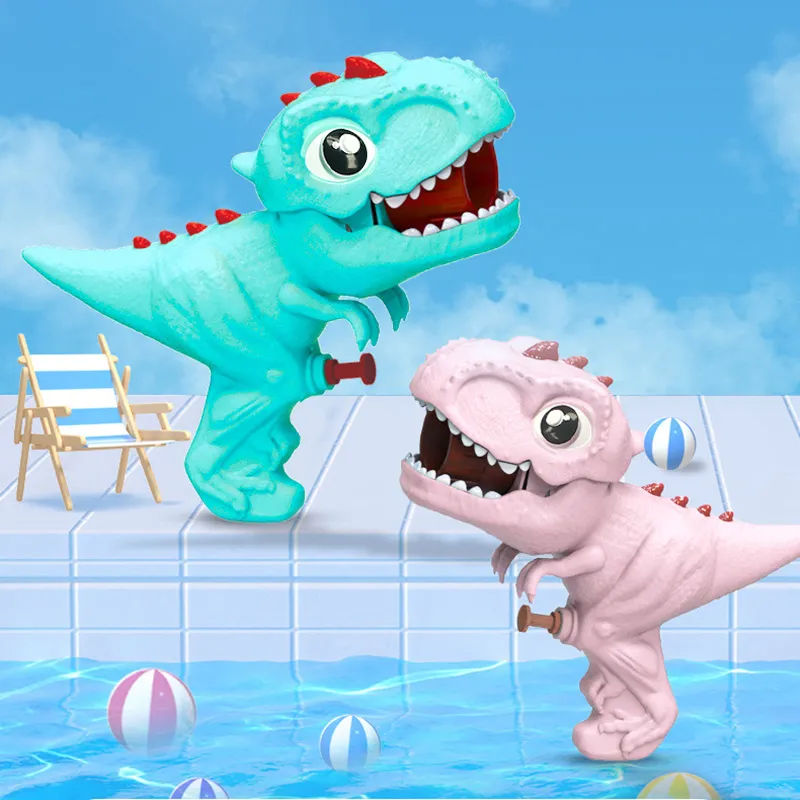 恐龍 水槍 孩子 水槍 夏季 玩具 水砲 浸泡器 戶外遊戲 游泳池 海灘 派對 喜愛 玩具  big image 4