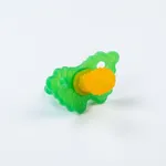 Brinquedo de mordedor de bebê de silicone de grau alimentício brinquedo de dentição infantil em forma de fruta acalma as gengivas doloridas de bebês Amarelo