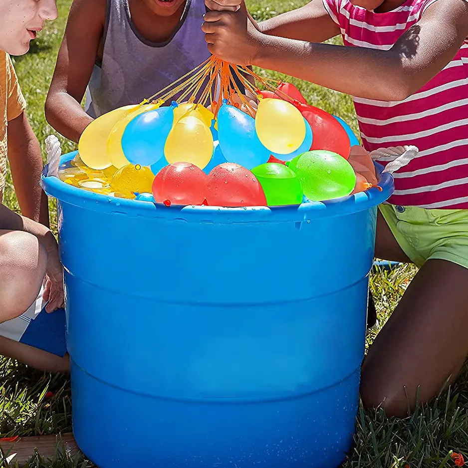 Conjunto de 111 pacotes de balões de água instantâneos auto-selantes de enchimento rápido para festa de verão ao ar livre diversão de verão para a família brinquedos para crianças Multicolorido big image 1