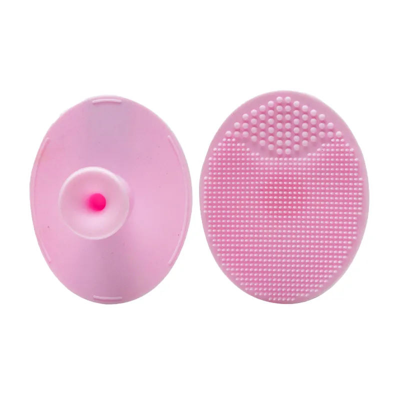Baby Bath Silicone Brush Massage Brush Scrubbers Exfoliator Brush Suction Cup Design  image 1
