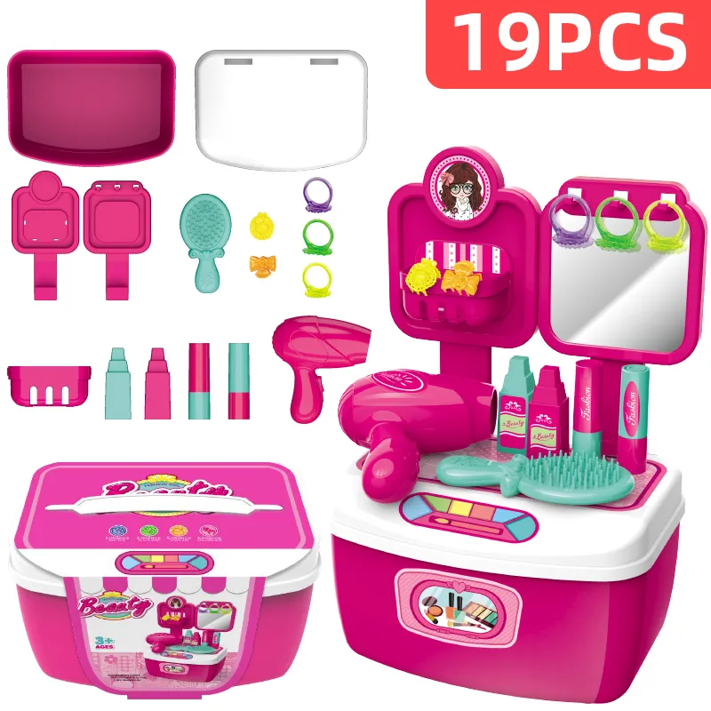 

Kitchen/Tool Box/Beauty Hair Salon/Doctor Kit Kids Role Play Set Pretend Play Tool Toys