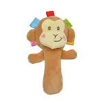 Hochet en peluche pour bébé jouets confort doux animal en peluche hochet à main développement poignée jouet Couleur-C