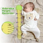 Musical Caterpillar Toy Multicolor Crinkle Rattle Soft Stuffed Cuddly Sensory Toy with Ruler Design  image 6