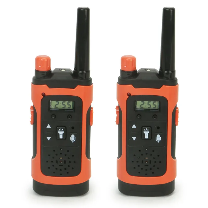 Kids Walkie Talkies Toys with Flashlight Long Range Walky Talky for Outside Camping Hiking Color-B