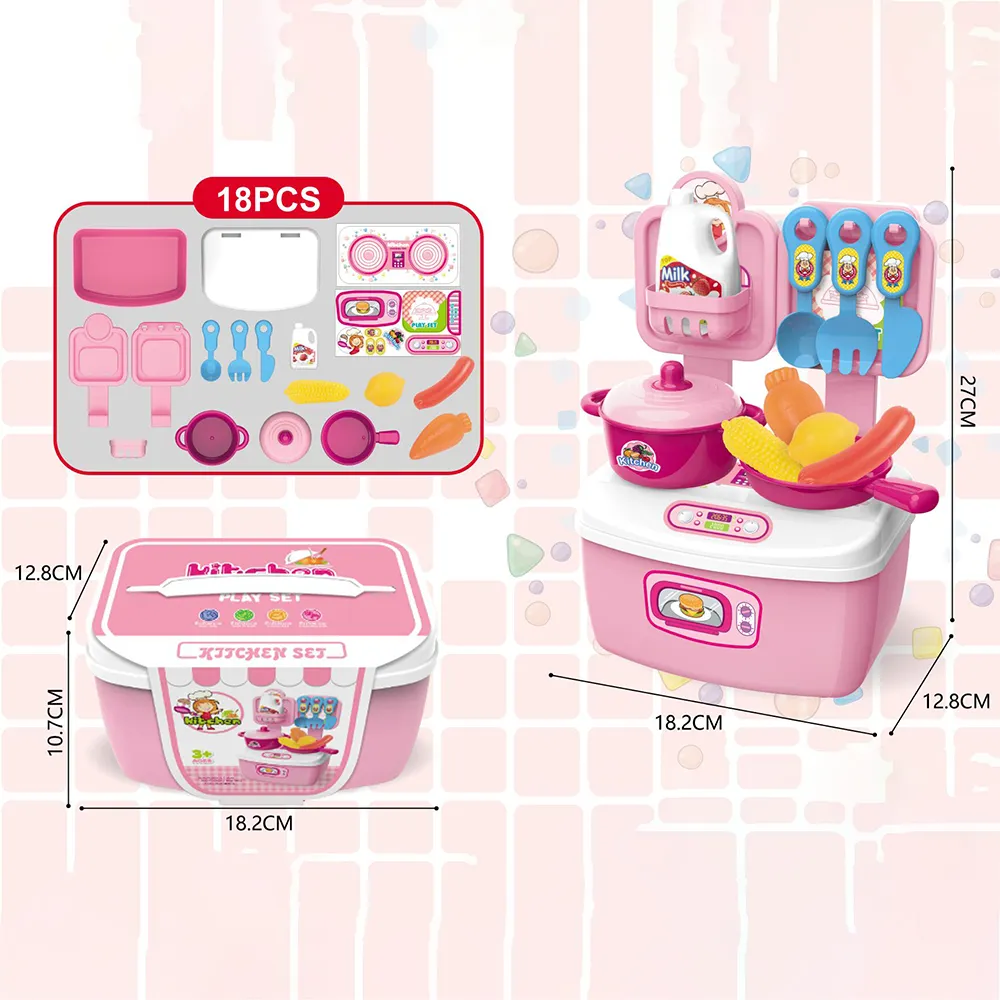 Kitchen/Tool Box/Beauty Hair Salon/Doctor Kit Kids Role Play Set Pretend Play Tool Toys big image 4