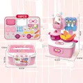 Kitchen/Tool Box/Beauty Hair Salon/Doctor Kit Kids Role Play Set Pretend Play Tool Toys  image 4