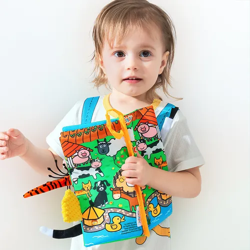 Cloth Baby Book Intelligence Development Educational Toy Soft Cloth Learning Cognize Books For 0 Months+ 5 pages