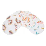 6-pack Washable Reusable Nursing Breast Pads Breathable Soft Super Absorbent Nipple Pads Color-D