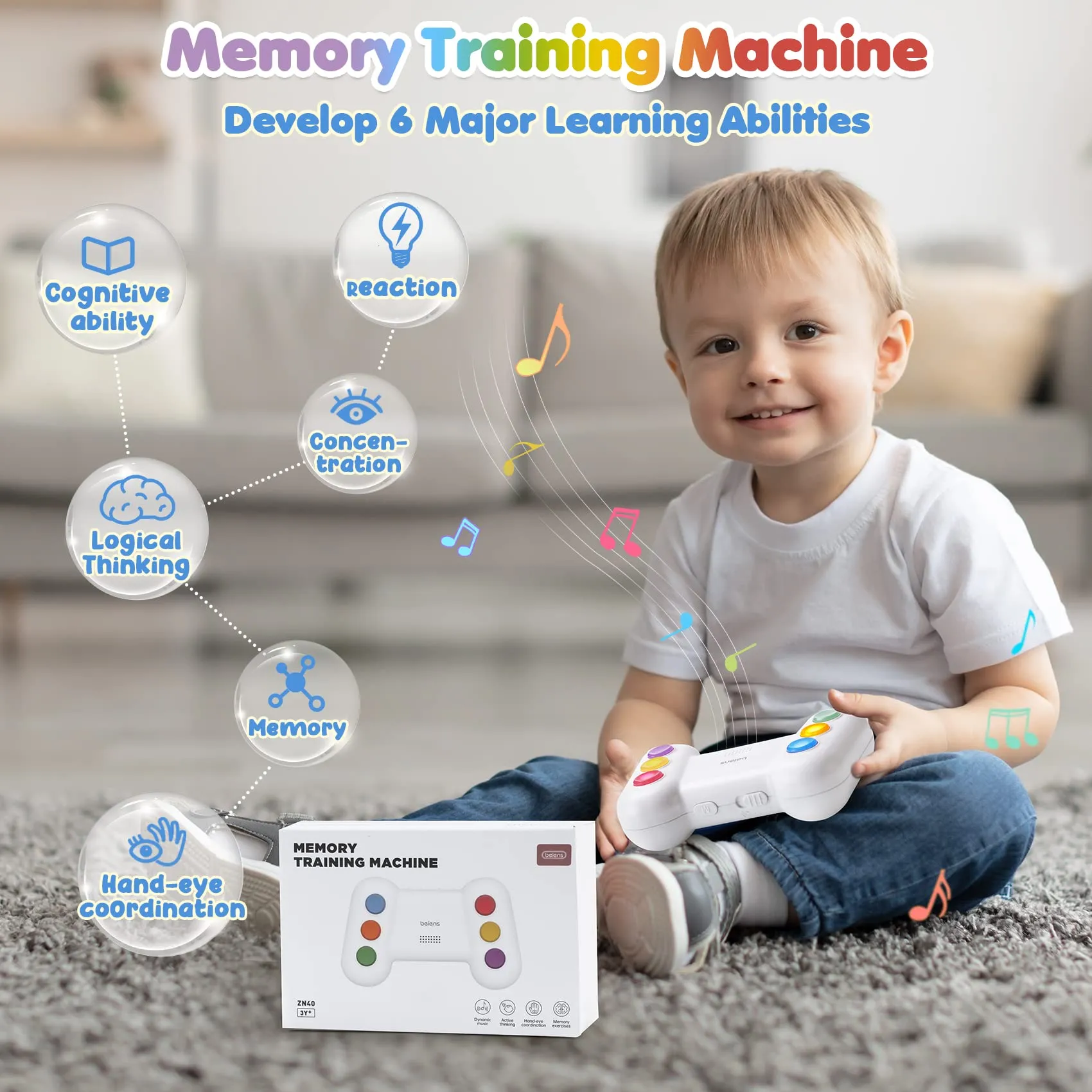 Toddler/Kid Intelligent Memory Training Educational Toys Color-A image 2
