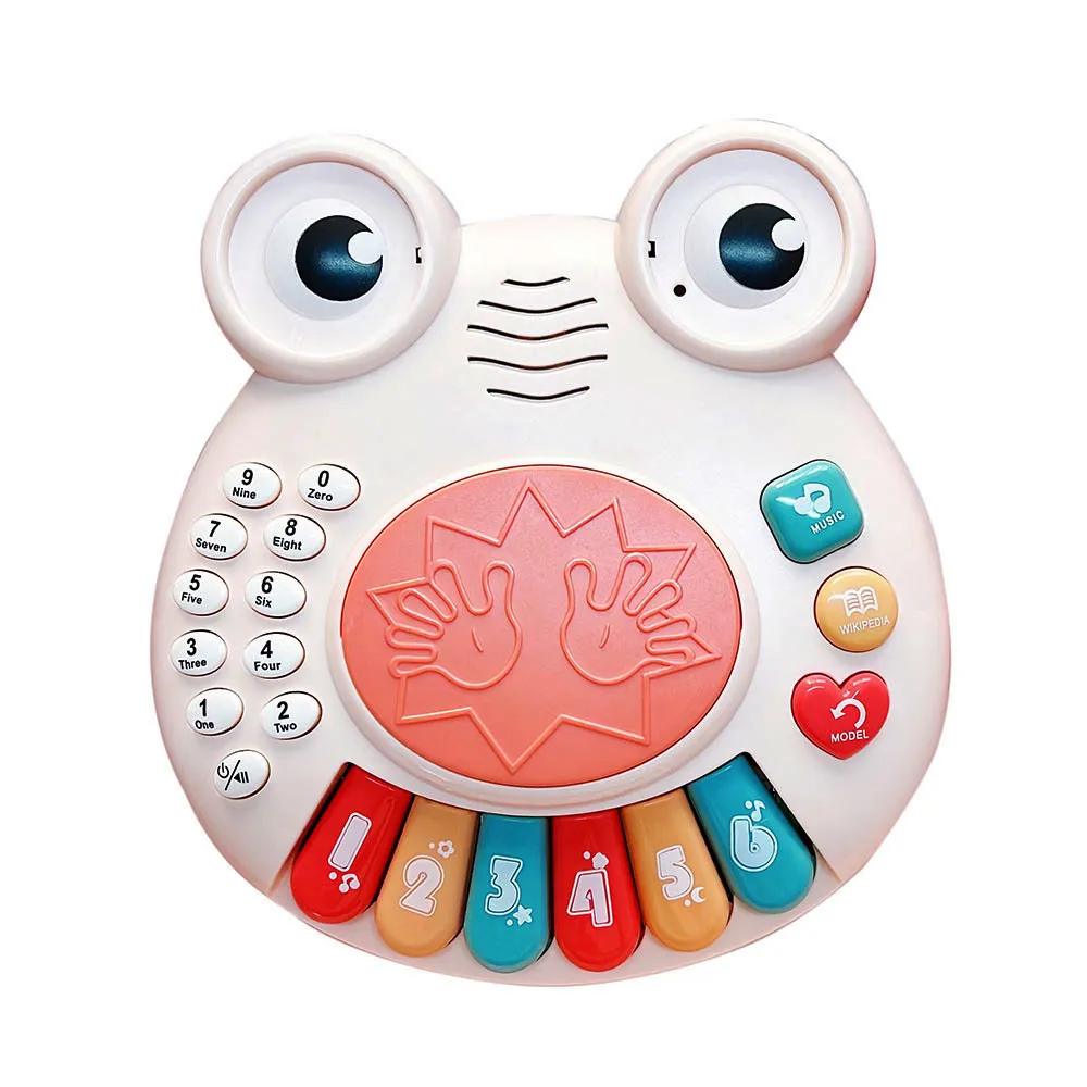 Crab Shape Piano Home Phone Toy Musical Instrument Color-A image 4