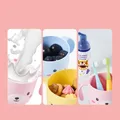 250ML/8.45OZ Toddler Drinking Training Cup Baby Cartoon Open Cup with Handles Easy to Grip  image 5