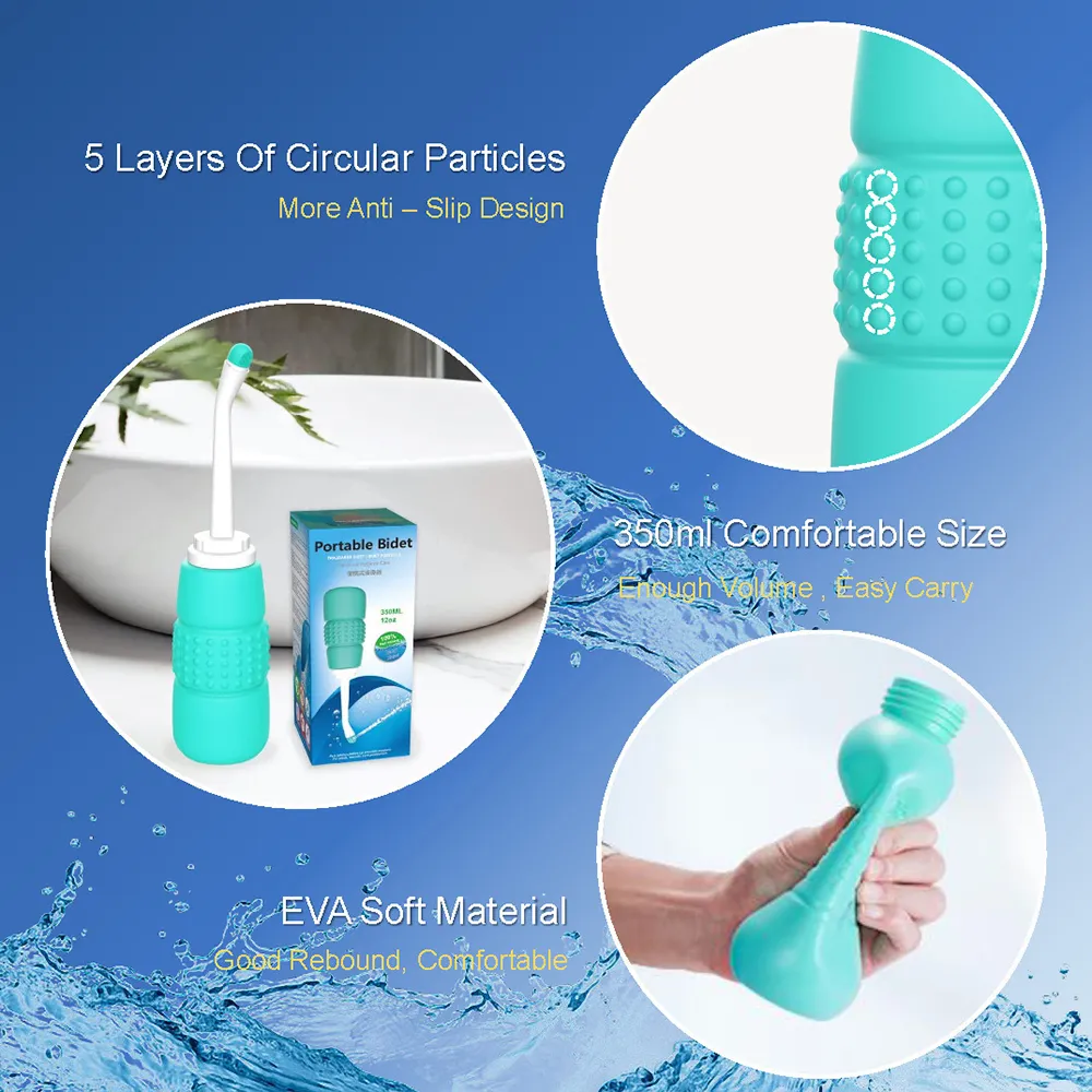 Pulitore portatile per il corpo Fart Washer Bidet Sanitary Flusher per donne incinte big image 2