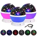 Star and Moon Night Light for Kids Universe Star Sea Birthday Night Light Projection Lamp  image 2