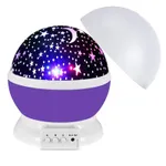 Star and Moon Night Light for Kids Universe Star Sea Birthday Night Light Projection Lamp Lavender
