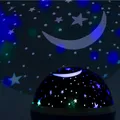 Luce notturna di stelle e luna per bambini Universe Star Sea Birthday Night Light Projection Lamp  image 5
