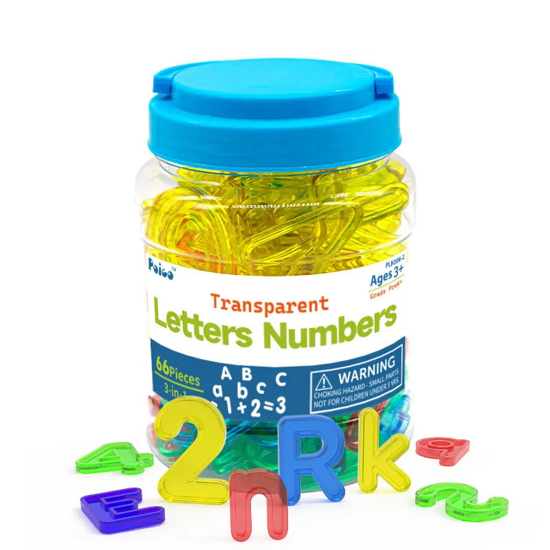 Uppercase and Lowercase English Numbers Three-in-one Plastic Combination Teaching Aid big image 4
