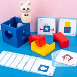 Wooden Educational Toy with 30 Double-Sided Question Cards (60 Questions Total)  image 6